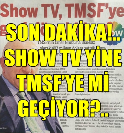 FLA!.. FLA!.. FLA!.. SON DAKKA!.. SHOW TV, TMSFYE GER M DNYOR?.. OLAY GELMELER N TIKLAYIN!..  