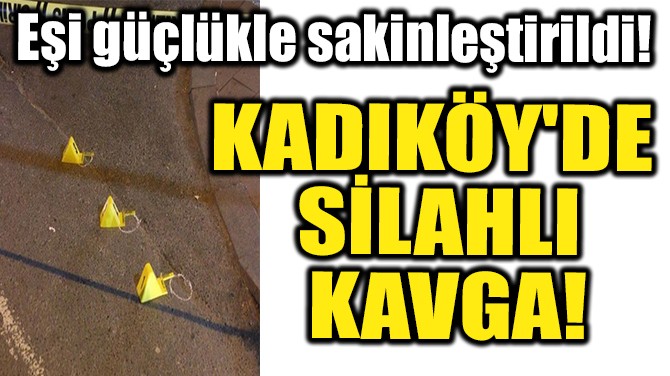 KADIKY'DE SLAHLI KAVGA!