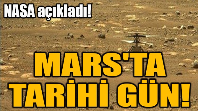 MARS'TA  TARH GN! 