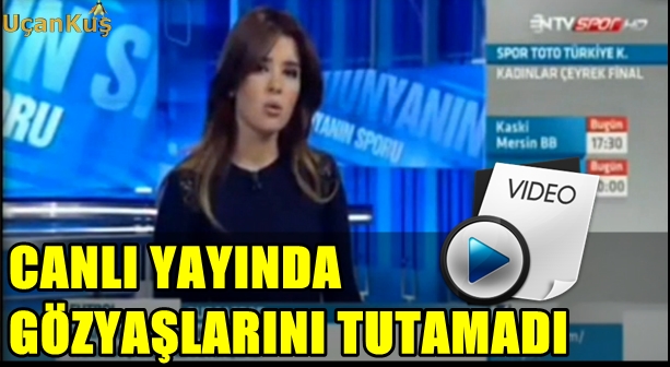   VDEO! NTV SPOR SPKER TUBA DURAL, CANLI YAYINDA GZYALARINA HAKM OLAMADI!