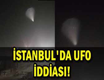 İSTANBUL SEMALARINDA IŞIK KÜMESİ! UFO İDDİASI VAR!..