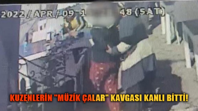 KUZENLERİN "MÜZİK ÇALAR" KAVGASI KANLI BİTTİ!