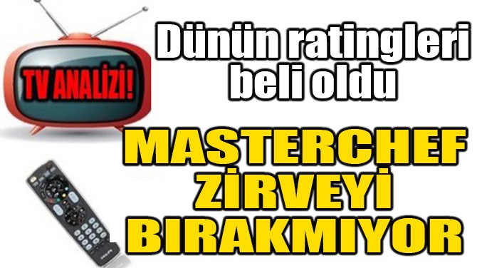 "MASTERCHEF TRKYE" ZRVEY BIRAKMIYOR