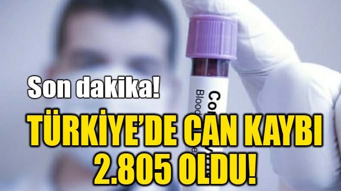 TRKYEDE CAN KAYBI 2.805 OLDU!