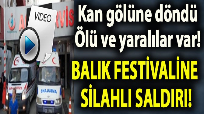 BALIK FESTİVALİ KAN GÖLÜNE DÖNDÜ!