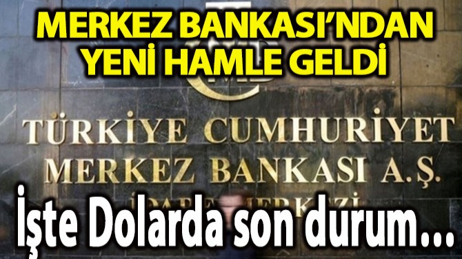 MERKEZ BANKASI'NDAN YENİ BİR HAMLE GELDİ!