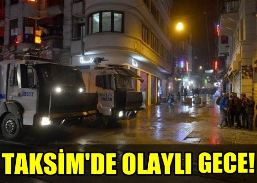 TAKSİM'DE 'YOLSUZLUK VE RÜŞVET' EYLEMİ!