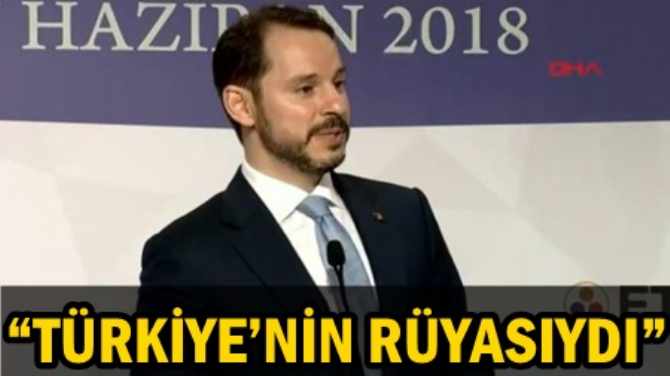 ENERJ BAKANI ALBAYRAK'TAN OK NEML YATIRIM DUYURUSU GELD!..