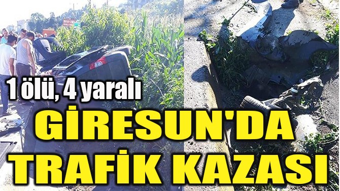 GRESUN'DA  TRAFK KAZASI 